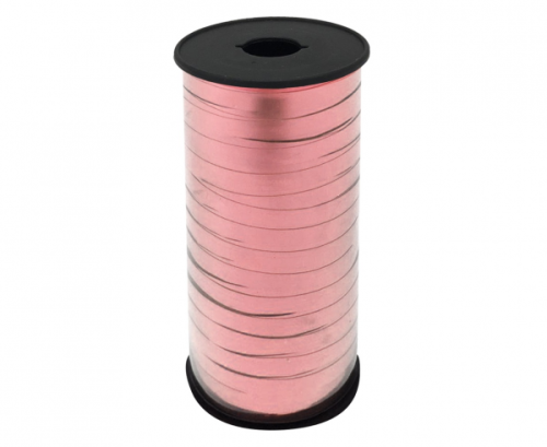 Metallic ribbon, light pink, 100y (92 m)