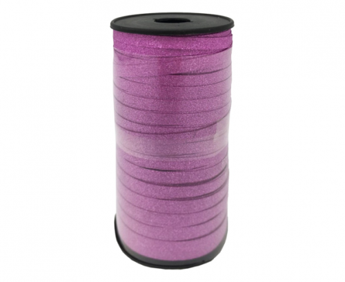 Glitter deco ribbon, pink, 100y (92 m)