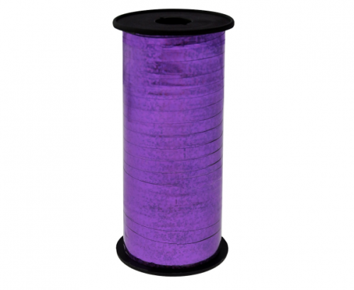 Holographic ribbon, violet, 100y (92 m) Holographic ribbon, violet, 100y (92 m)