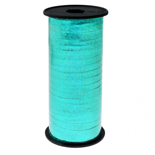Holographic ribbon, turquoise, 100y (92 m) Holographic ribbon, turquoise, 100y (92 m)