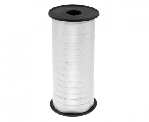 Shiny ribbon, white, 100y (92 m) Shiny ribbon, white, 100y (92 m)