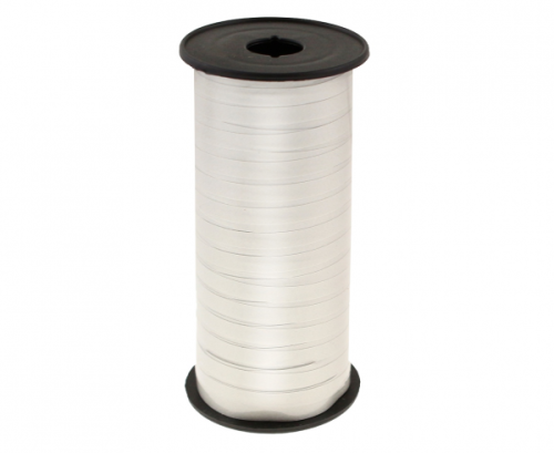 Shiny ribbon, silver, 100y (92 m) Shiny ribbon, silver, 100y (92 m)