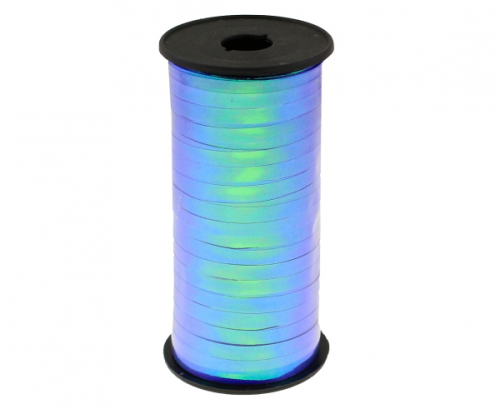 Iridescent ribbon, blue, 100y (92 m) Iridescent ribbon, blue, 100y (92 m)