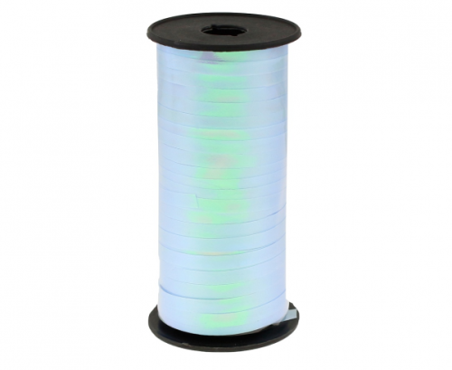 Iridescent ribbon, light blue, 100y (92 m) Iridescent ribbon, light blue, 100y (92 m)