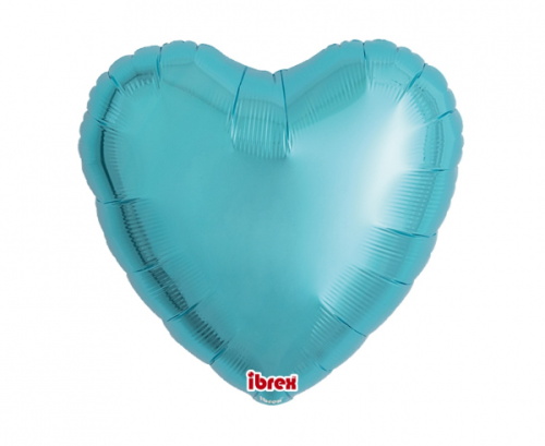 Ibrex hēlija balons, Sirds 18", Metallic Light Blue, 5 gab. Ibrex hēlija balons, Sirds 18", Metallic Light Blue, 5 gab.