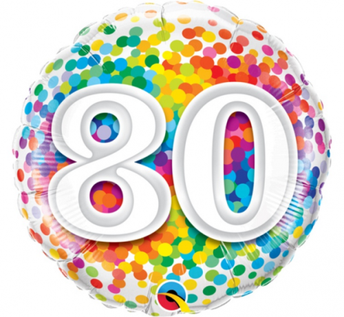 Foil balloon 18 inches QL CiR Foil balloon 18 inches QL CiR