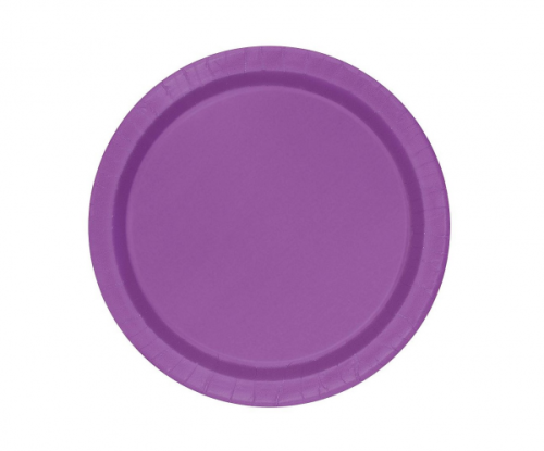Paper plates, violet, 18 cm, 8 pcs. Paper plates, violet, 18 cm, 8 pcs.