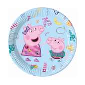 Paper plates Peppa Pig, 23 cm, 8 pcs