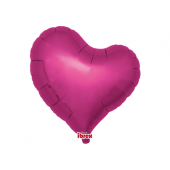 Ibrex hēlija balons, Sweet Heart 18&quot;, Metallic Magenta, 5 gab.