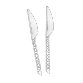 Medium, transparent knives, 100 pcs