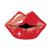 Foil balloon SHP  Red Lips, 43 x 33 cm