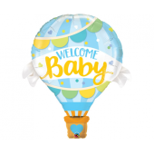Foil balloon 42 inches QL SHP Welcome Baby
