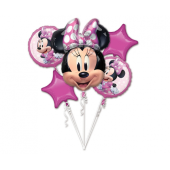 Balloon bouquet Minnie Mouse / 5 pcs.
