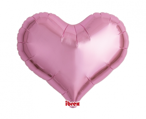 Гелиевый шар Ibrex, Jelly Heart 18 &quot;, розовый металлик, 5 шт.