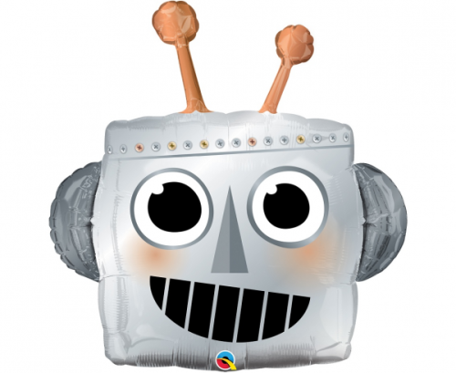 Folijas balons 35" QL SHP robota galva