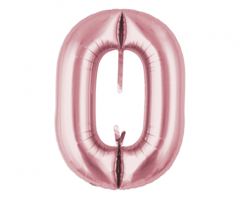 Ibrex Chain hēlija balons, Link 29&quot;x21&quot;, Metallic Light Pink, 5 gab.