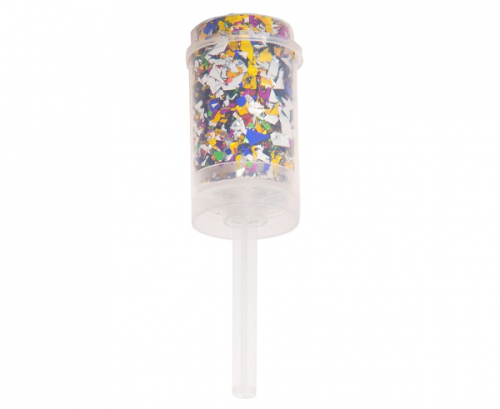 Confetti Push Popper, multicolours Confetti Push Popper, multicolours