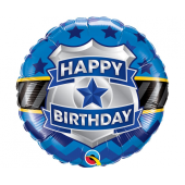 Balloon folic 18 inches QL CiR - Happy Birthday Badge