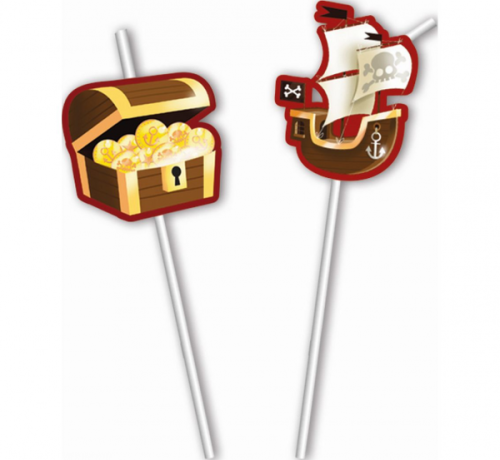 Pipes (straws) with medallion Pipes (straws) with medallion