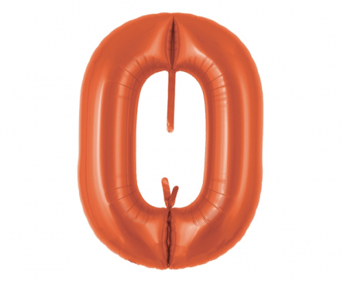 Воздушный шар с гелием Ibrex Chain, звено 29 &quot;x21&quot;, оранжевый металлик, 5 шт.