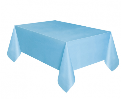 Tablecloth, light blue, 274 x 137 cm