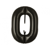 Ibrex Chain hēlija balons, Link 29&quot;x21&quot;, Metallic Black, 5 gab.