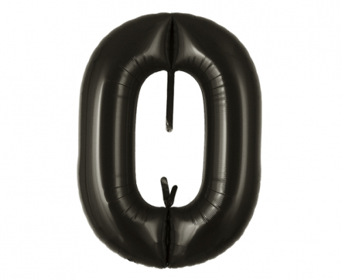 Гелиевый шар Ibrex Chain, звено 29 "x21", черный металлик, 5 шт.