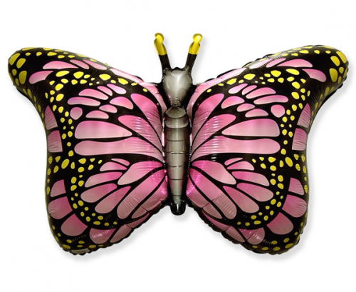 Foil balloon 24 inches FX, Butterfly (pink) Foil balloon 24 inches FX, Butterfly (pink)