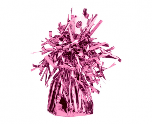 Balloon weight QL, pink foil / 1 pc. Balloon weight QL, pink foil / 1 pc.