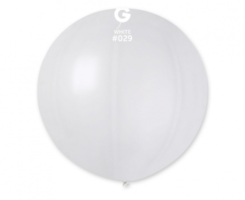 GM220 balloon, metallic sphere 0,65 m, white GM220 balloon, metallic sphere 0,65 m, white