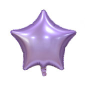 Воздушный шар из фольги &quot;Звезда&quot;, матовый, сиреневый, 19 дюймов.