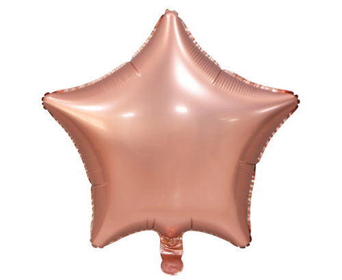 Воздушный шар из фольги Star, матовое розовое золото, 19 дюймов