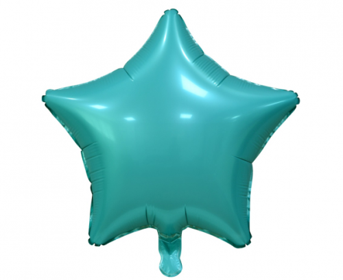 Folijas balons "Star", matēts, tirkīzs, 19 collas Folijas balons "Star", matēts, tirkīzs, 19 collas