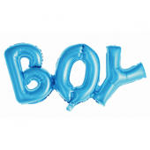Воздушные шары из фольги BOY, синие, 71 см