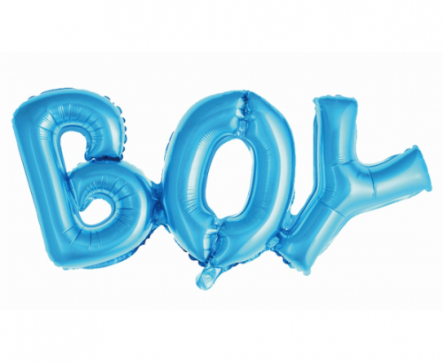 Folijas baloni BOY, zili, 71 cm
