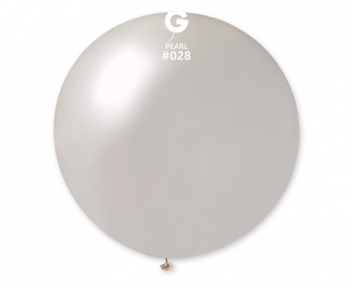 GM30 balloon, metallic sphere 0,80 m, pearl colour GM30 balloon, metallic sphere 0,80 m, pearl colour