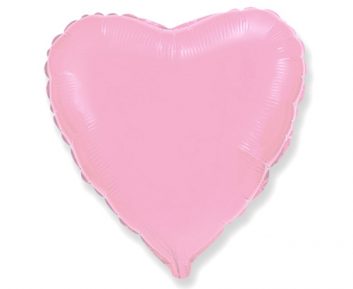Folijas balons JUMBO FX Heart, pūderrozā
