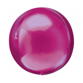 Foil balloon 15 inches ORBZ - ball pink / 1 pc.