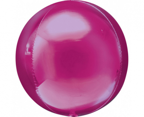 Foil balloon 15 inches ORBZ - ball pink / 1 pc. Foil balloon 15 inches ORBZ - ball pink / 1 pc.