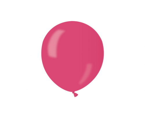 Balloon AM50 metal 5, dark pink, 100 pieces