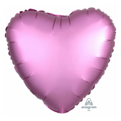Balloon folic Sateen Lux S15, HRT light pink, 43 cm