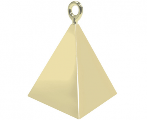 Balloon weight QL Pyramid, gold / 1 pc.