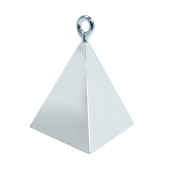 Balloon weight QL Pyramid, silber / 1 pc.