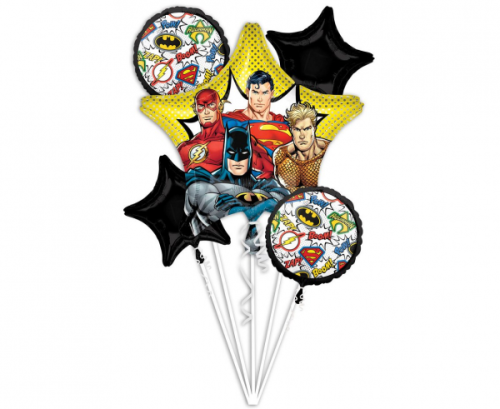 Bouquet Justice League Foil Balloon P75 Packaged