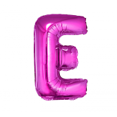 Folijas balons &quot;Burts E&quot;, rozā, 35 cm