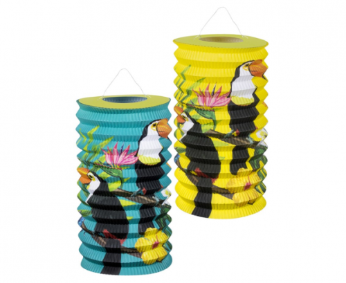Paper lantern Tucan, 16 cm,  2 pcs.