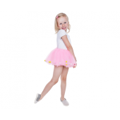 Children Tutu Skirt, pink with balls, 3 years up