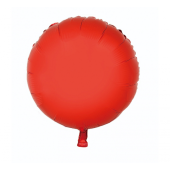 Воздушный шарик из фольги &quot;Круглый&quot;, красный, 18 &quot;