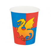 Paper cups Knights And Dragons Medieval, 6 pcs.