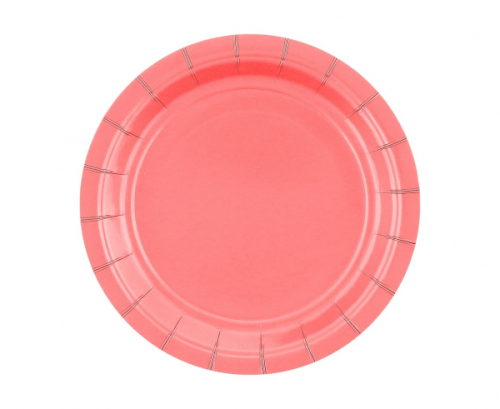 Paper plates solid colour pink, 18 cm / 20 pcs. Paper plates solid colour pink, 18 cm / 20 pcs.